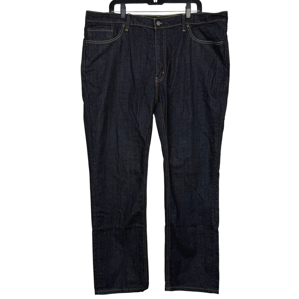 Levis 541 Athletic Taper Jeans Mens 44x31 Cotton Stretch Dark Wash Indigo Denim